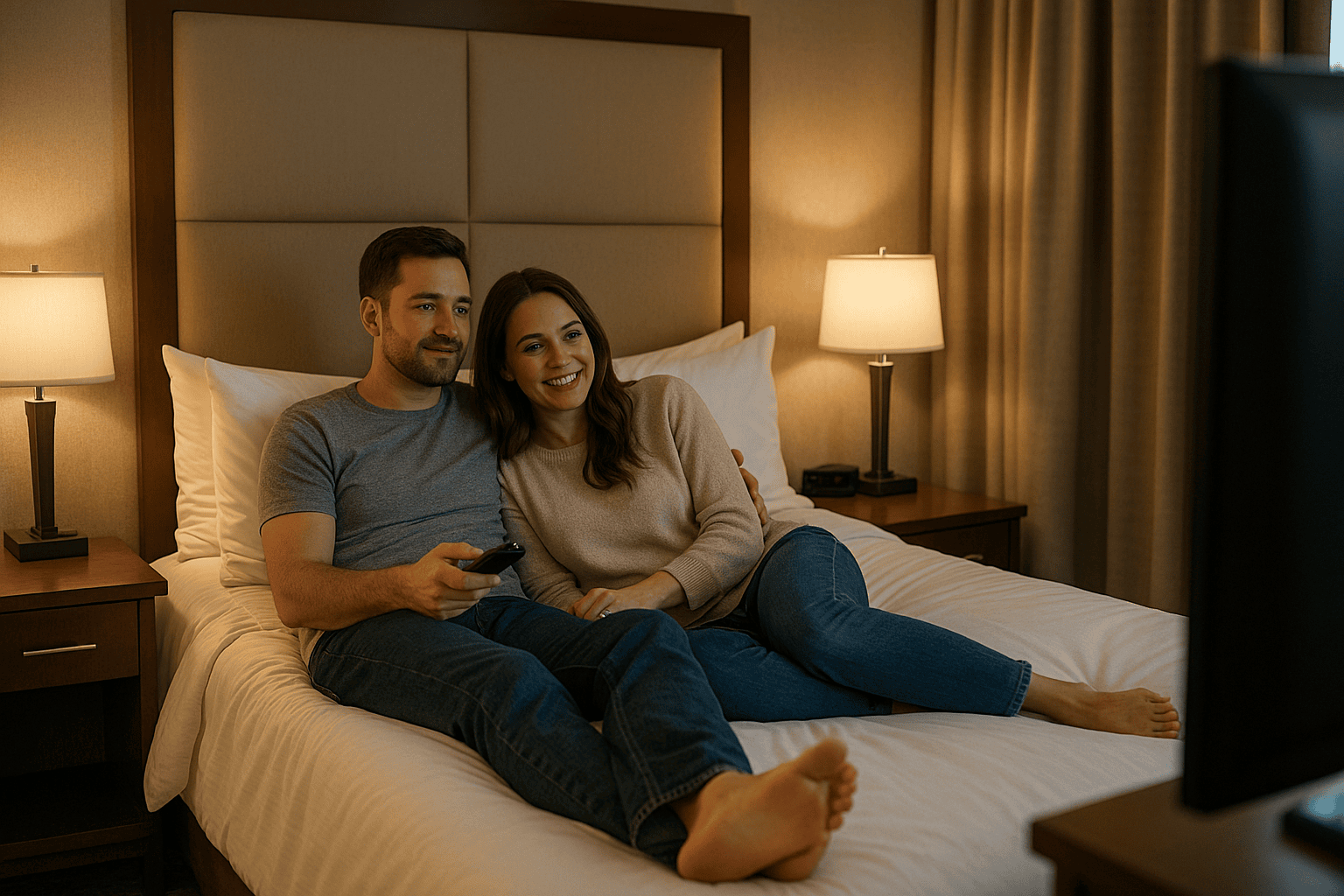 Couple in Hotel Room