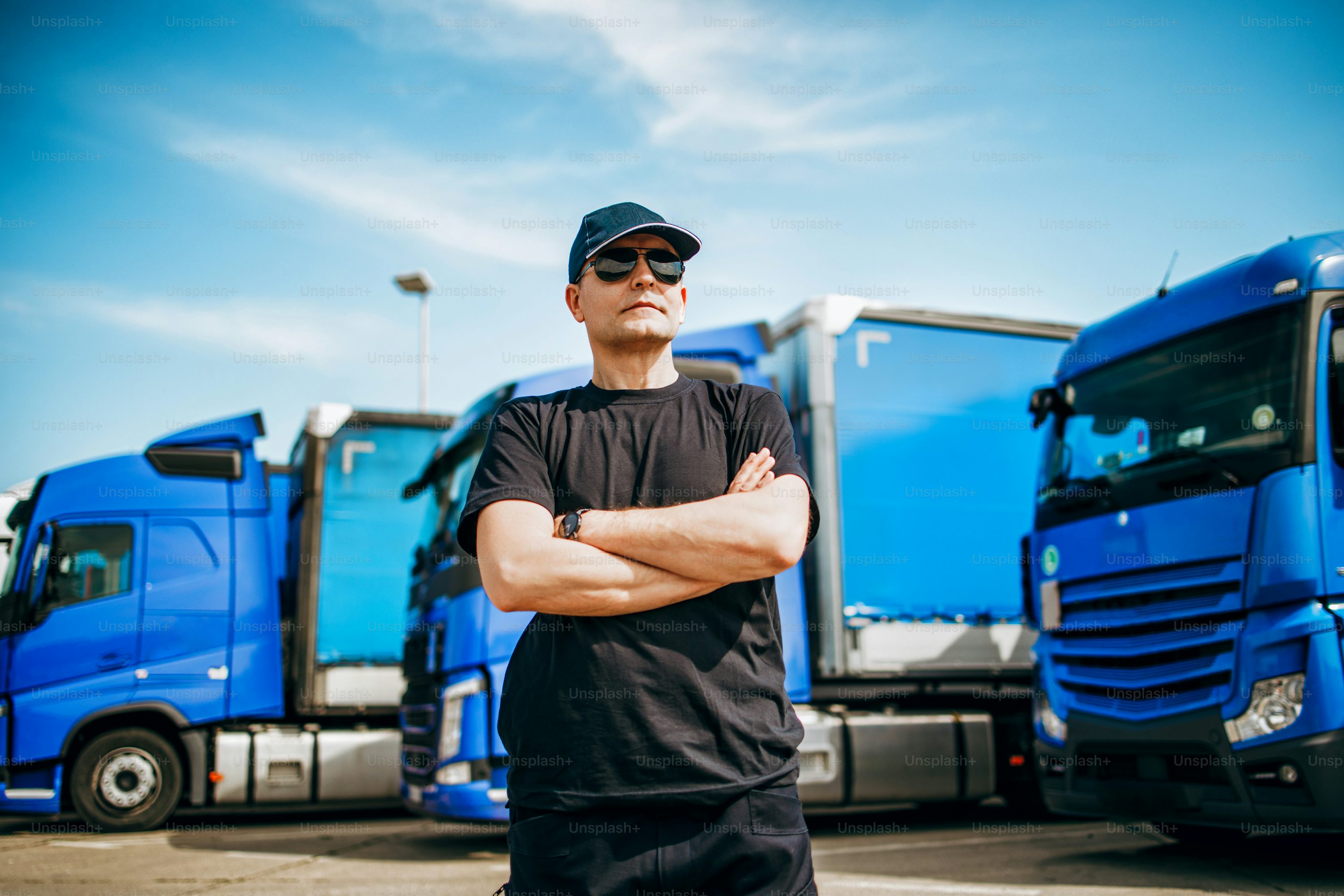 Delivery trucks from company considering enterprise mobility management vendors